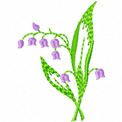 Flowers And Tree Embroidery Design 6